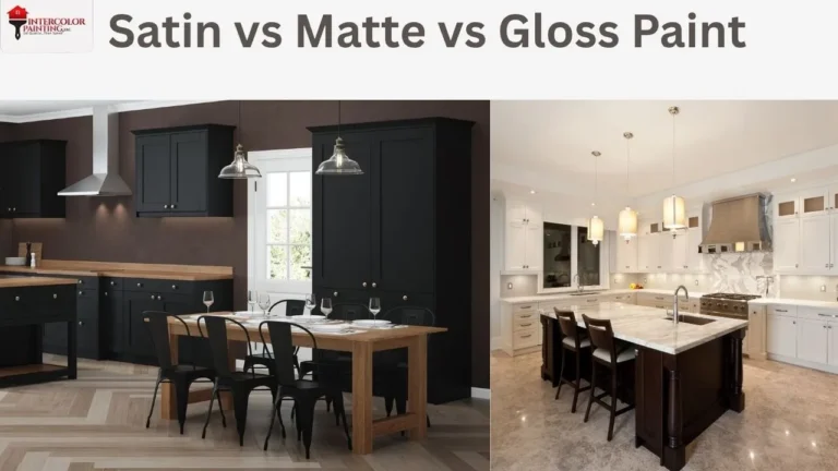 Satin vs Matte vs Gloss Paint