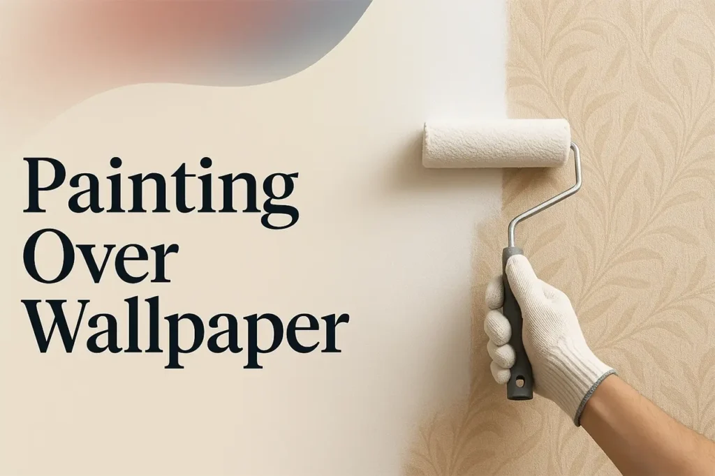 Painting Over Wallpaper