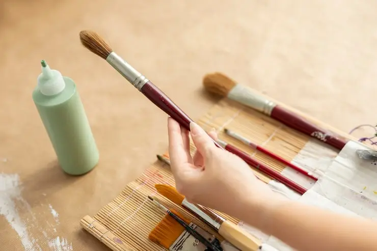 How to clean acrylic paint brushes step by step guide for dry and wet paint
